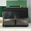 Goyard Citadin Messenger Bag Tote Briefcase With Detachable Shoulder Strap Box Smooth Calfskin Goyardine Cotton-linen Canvas Bag Bags #196799