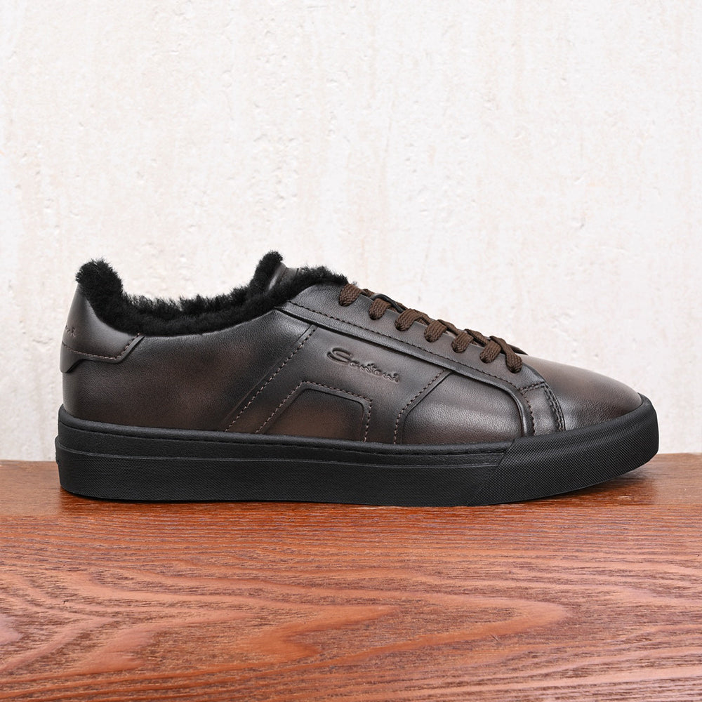Santoin SS25 Men's Casual Sneakers Retro Velvet Moral Training Shoes #332681
