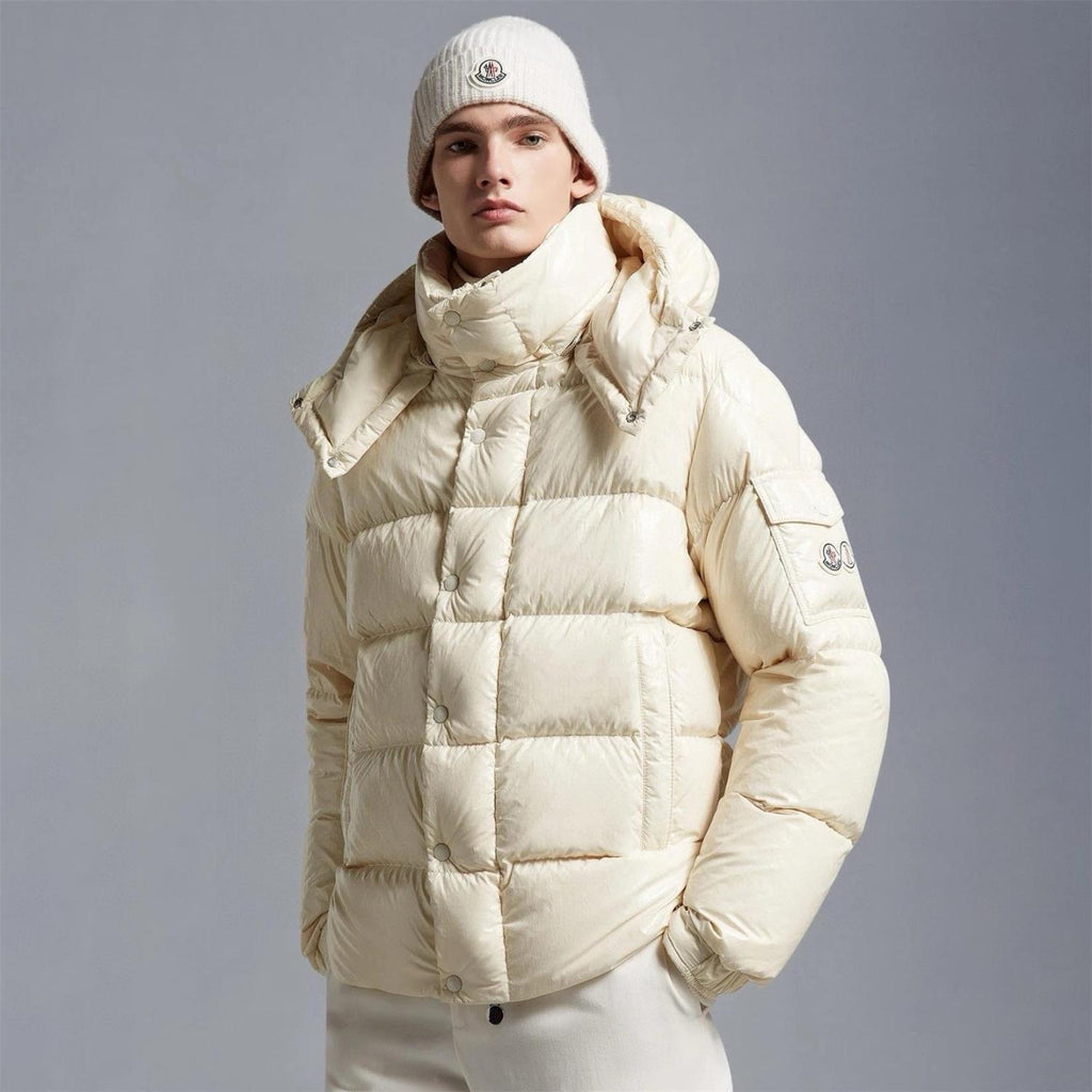Moncler Men's Winter Solid Color Warm Zipper Casual Hooded Long Sleeve Puffer Down Jacket #73683
