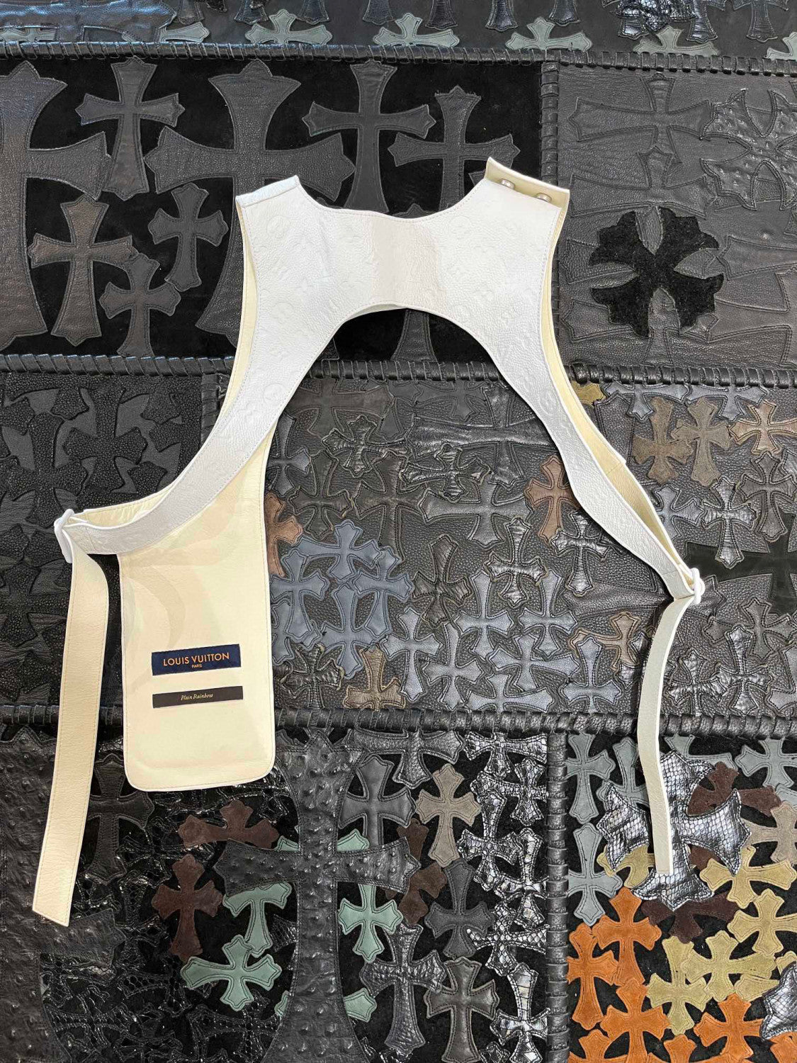 Louis Vuitton Leather Printed Vest With Accessories #22172