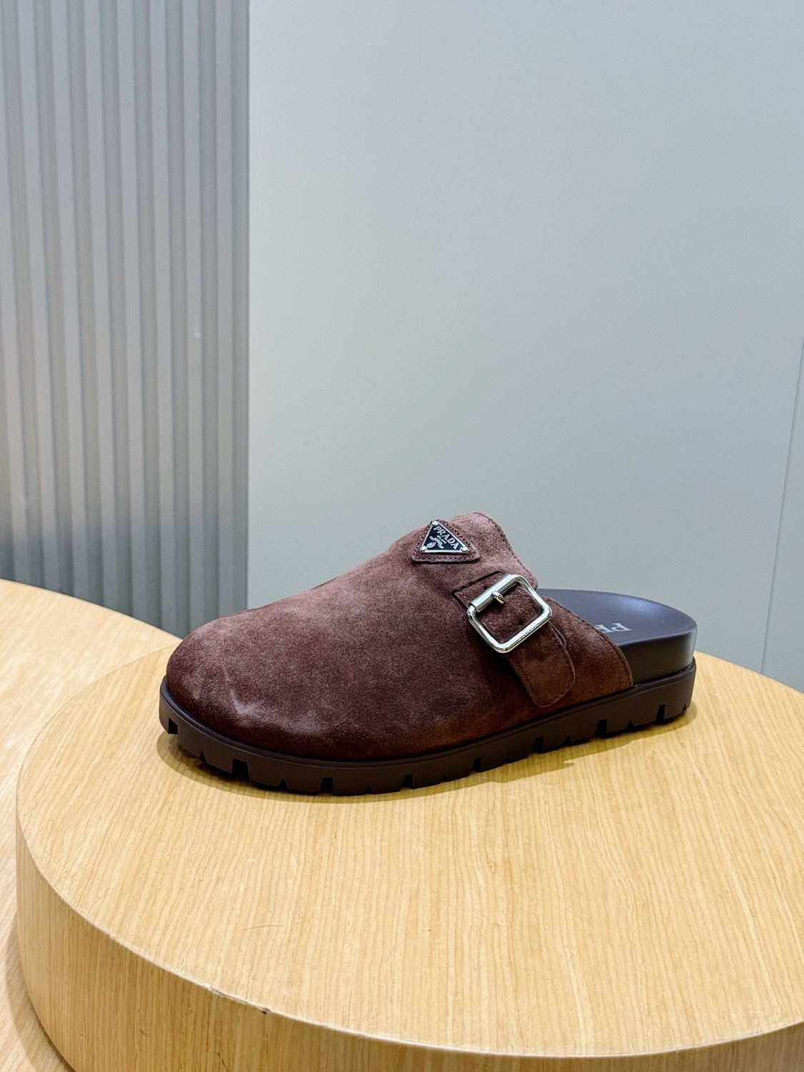 PRADA Suede Mules #384747
