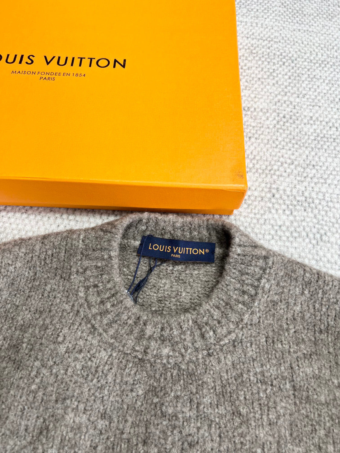 Louis Vuitton Wool Blend Crewneck Pullover Sweater #96723