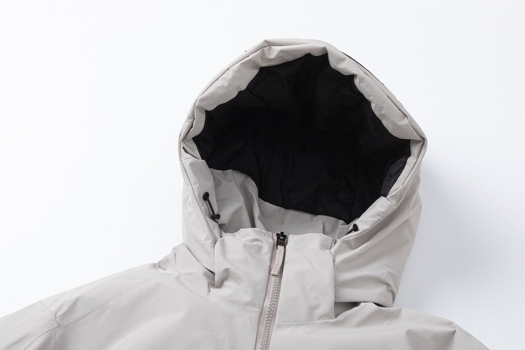 Arcteryx Autumn And Winter Solid Color Zipper Waterproof Windproof Long-Sleeved Hooded Jacket #73572