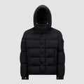 Moncler Men's Winter Solid Color Hooded Zipper Long Sleeve Puffer Down Jacket #73863