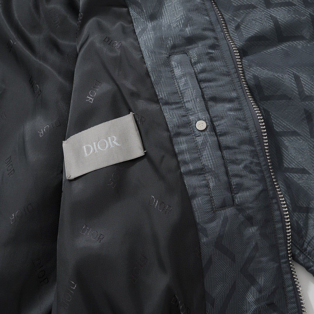 Dior Jacquard Zipper Jacket #96117