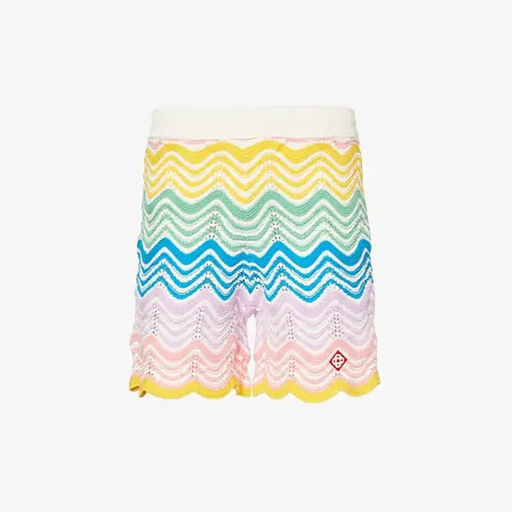 Casablanca Paris Gradient Wave Knit Shirt Shorts #336937