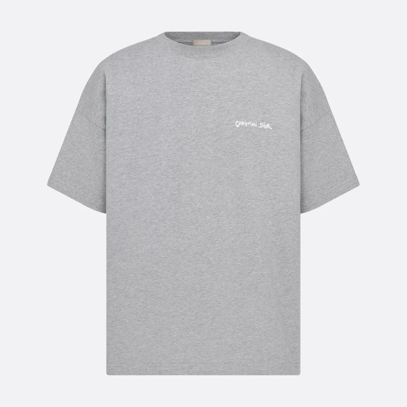 Dior Men's Summer Solid Color Embroidered Letter Logo Round Neck Cotton Short Sleeve T-Shirt #72899