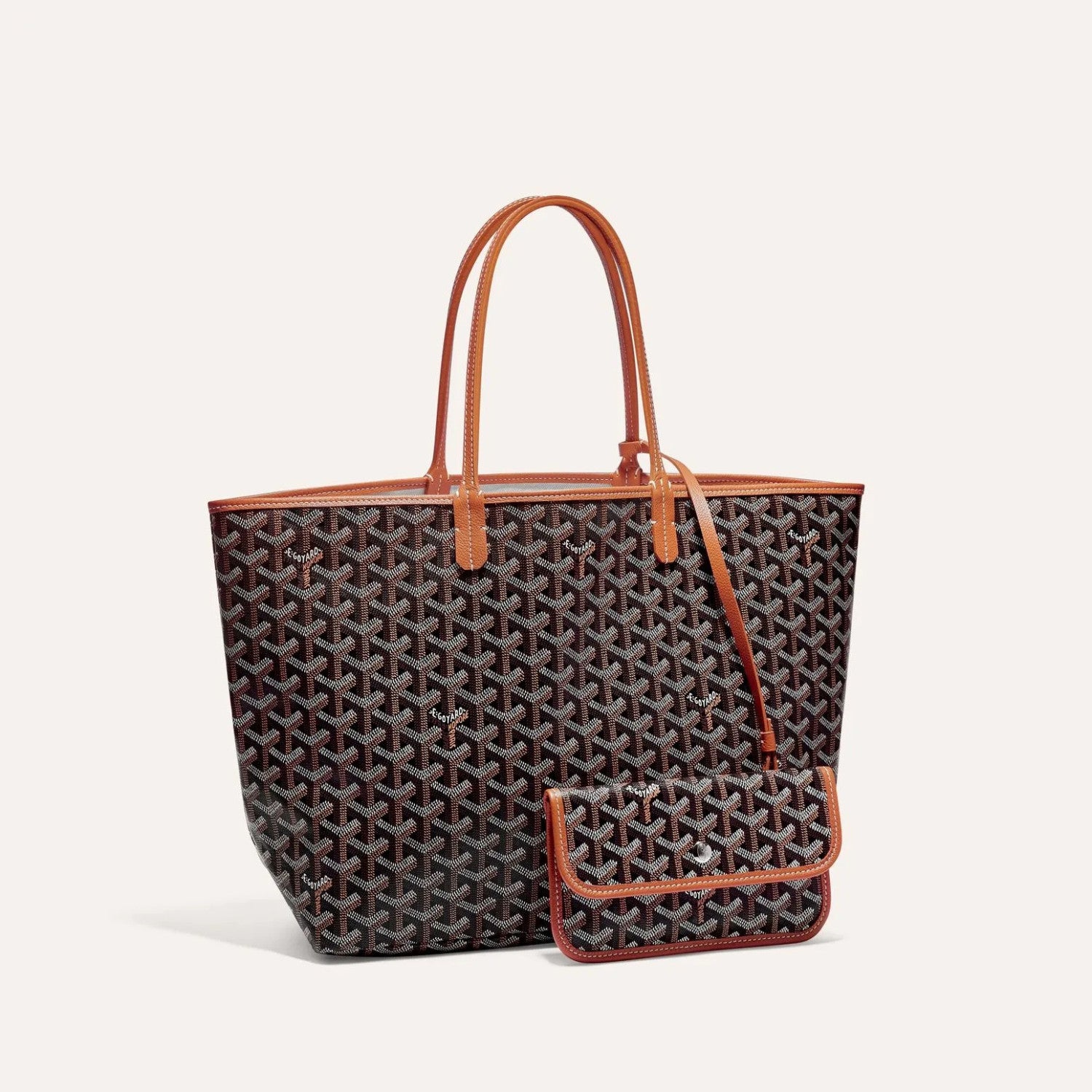 GOYARD Men's Women Saint Louis Handbag Y Full Print Casual Mother Bag Leather Shoulder Bag Tote Bags #77386