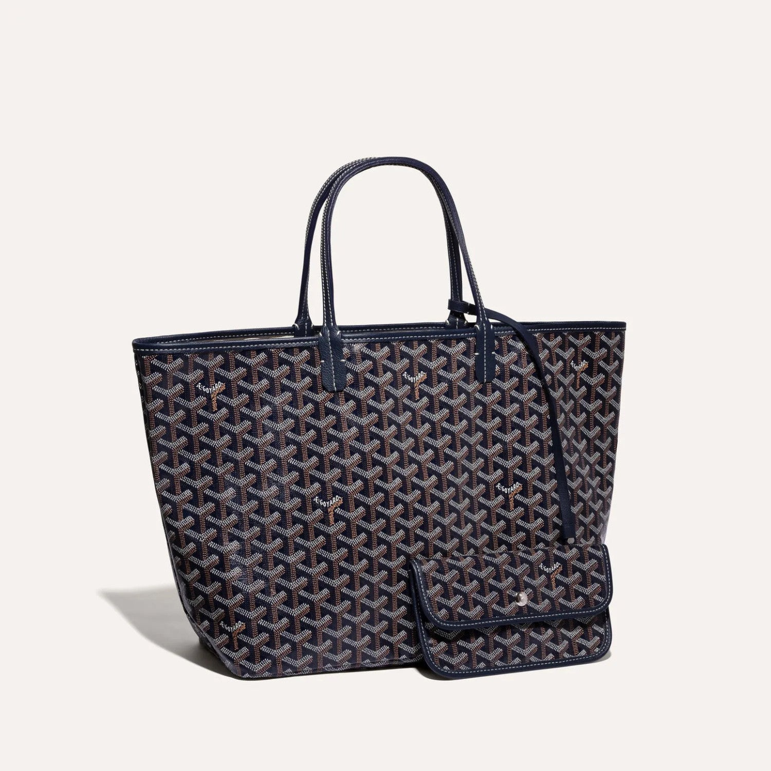GOYARD Men's Women Saint Louis Handbag Y Full Print Casual Mother Bag Leather Shoulder Bag Tote Bags #77386