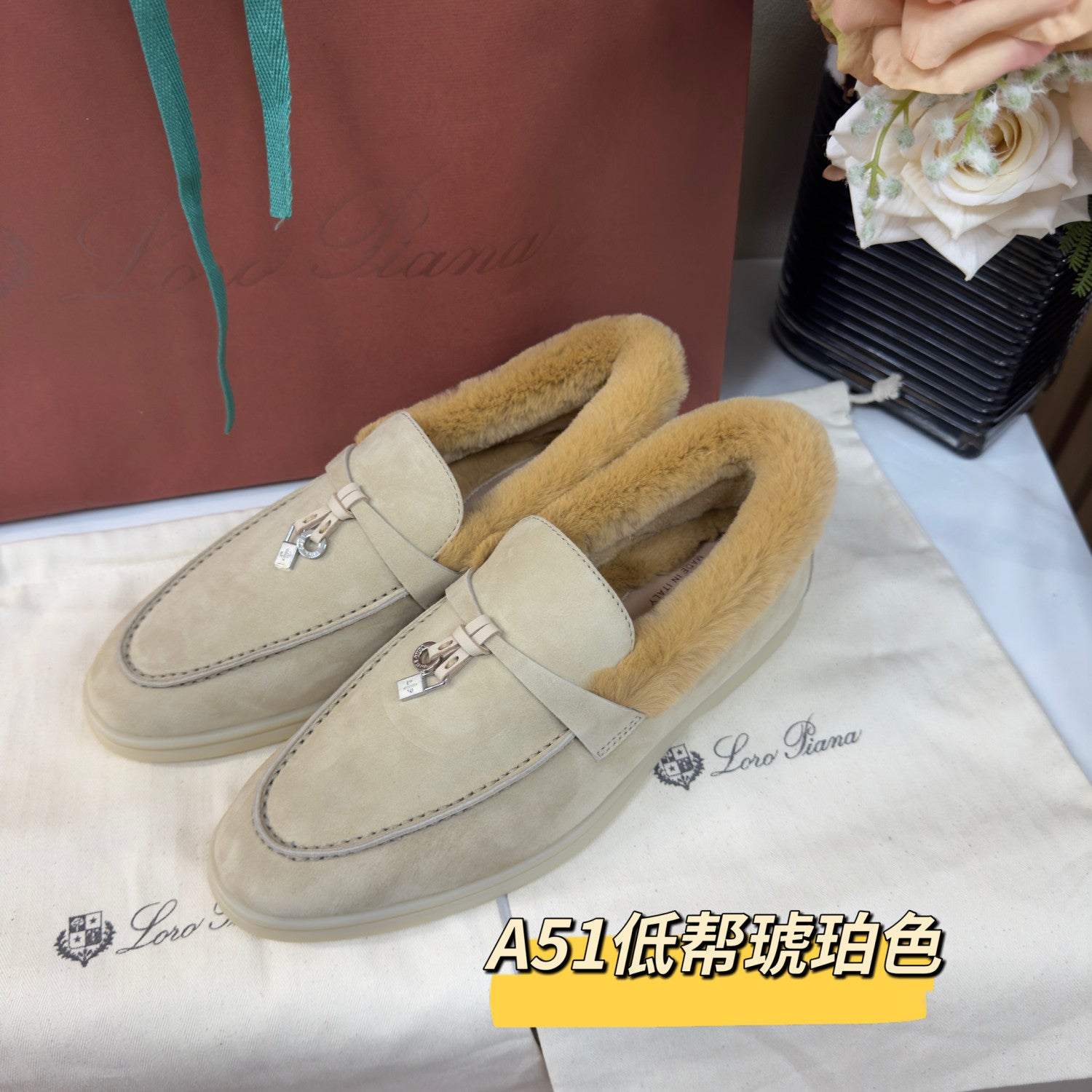 Loro Piana Summer Charms Walk Loafer Suede Moorland #334047