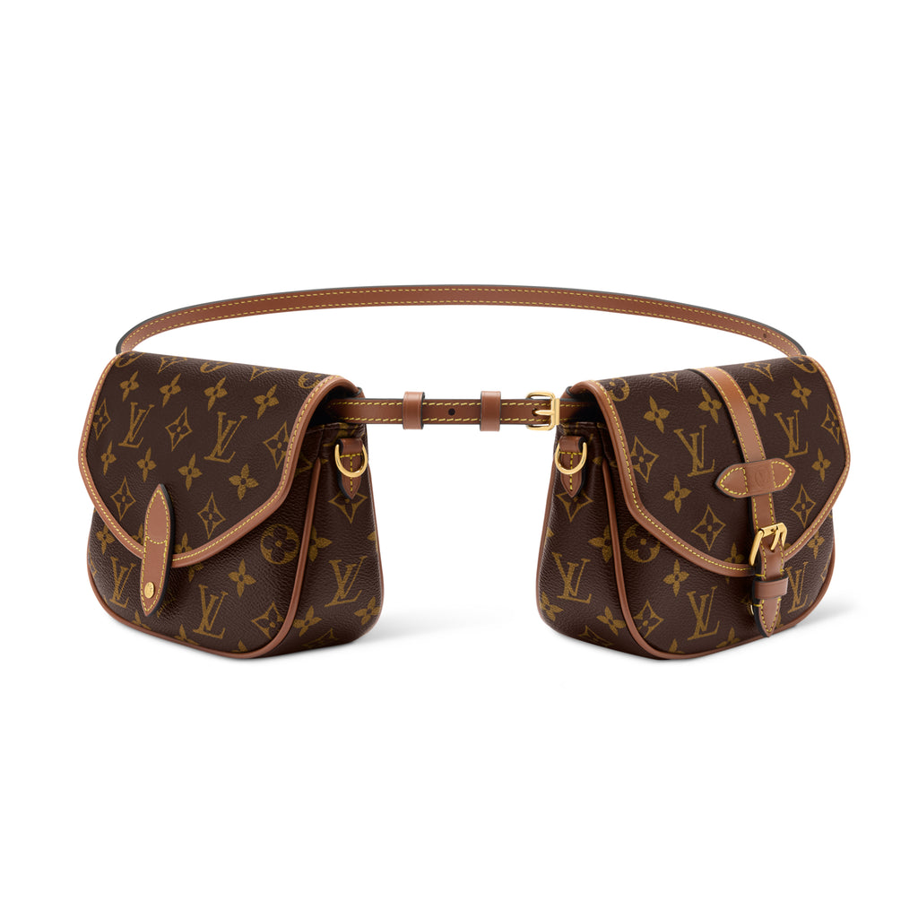 Louis Vuitton DUO BB Women's Fashion Classic Print Adjustable Strap Metal Hardware Single Compartment Crossbody Waist Bag Bags M26592 #78639