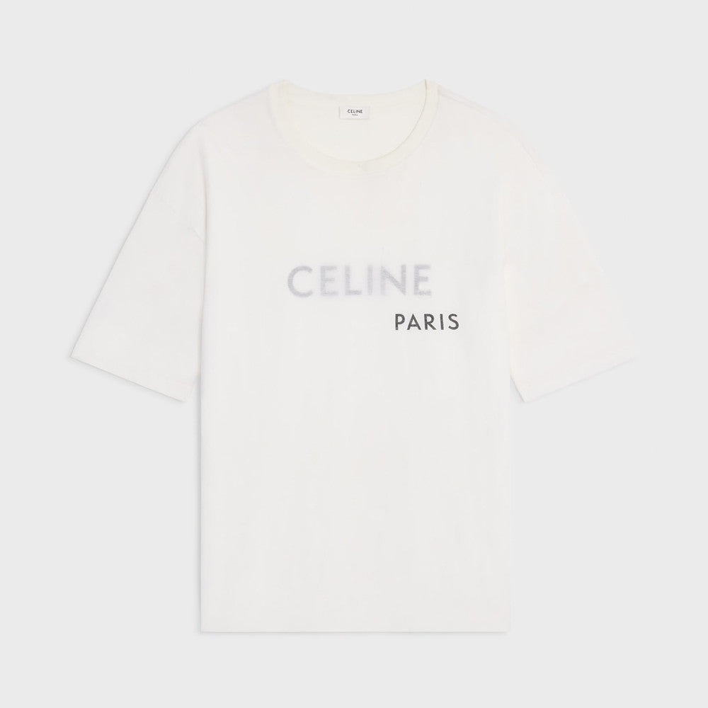 Celine Double Layered T-shirt in Fine Cotton Jersey #335870