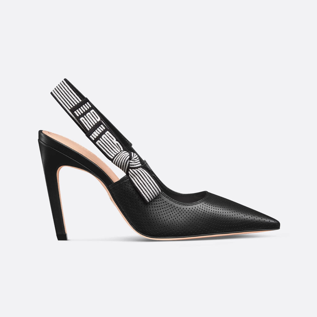 Dior Toujours Women's Summer Solid Color Pointed Toe Closed Toe Fine Heel Breathable Sheepskin Leather High Heel Shoes #77214