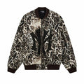 Mowalola X Ksubi Limited Edition Leopard Print Distressed Bomber Jacket Denim Cotton Jacket Fashionable High Street Cool Zipper Jacket Ngvp #2252