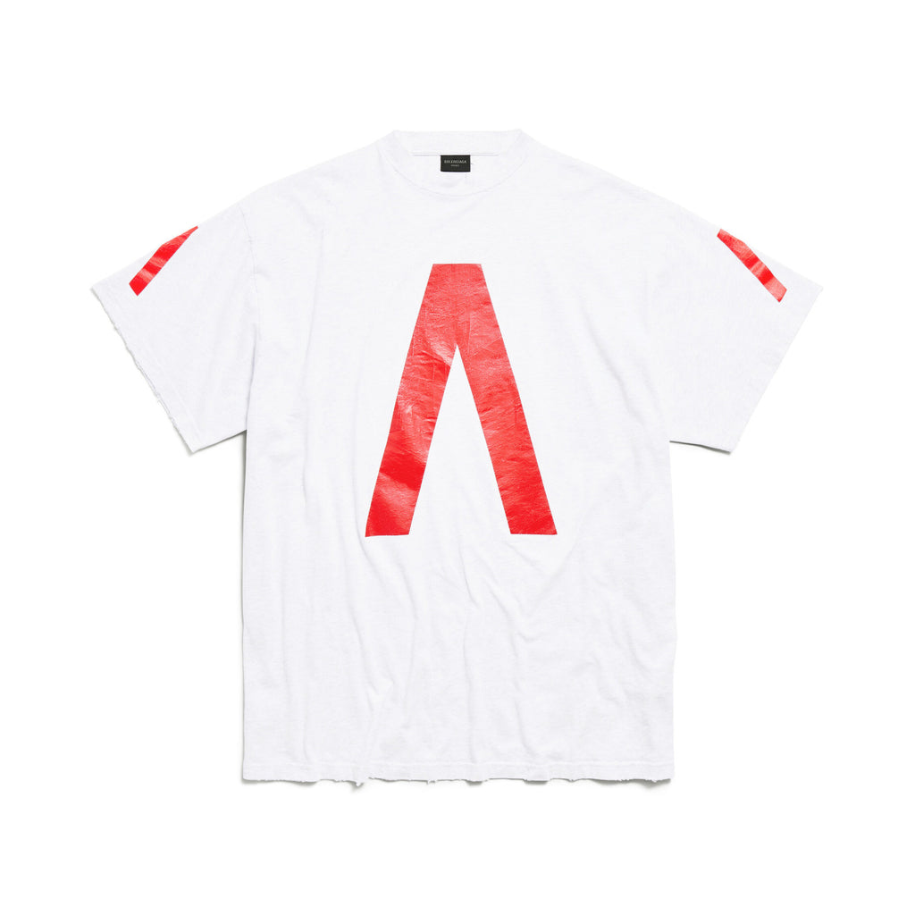 Balenciaga Music丨Archive Series Men's Summer Logo Cotton Round Neck Short Sleeve T-Shirt Top #97375