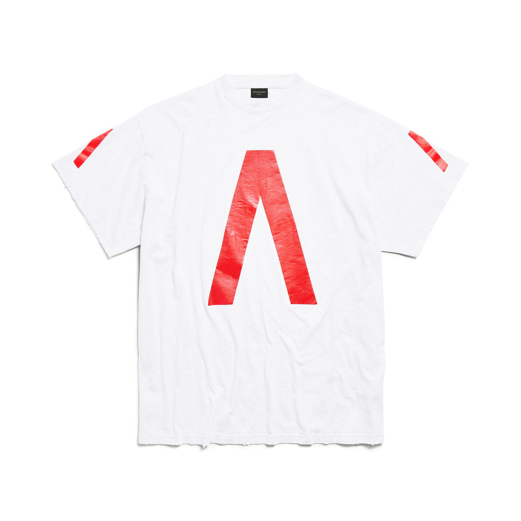 Balenciaga Music丨Archive Series Men's Summer Logo Cotton Round Neck Short Sleeve T-Shirt Top #97375