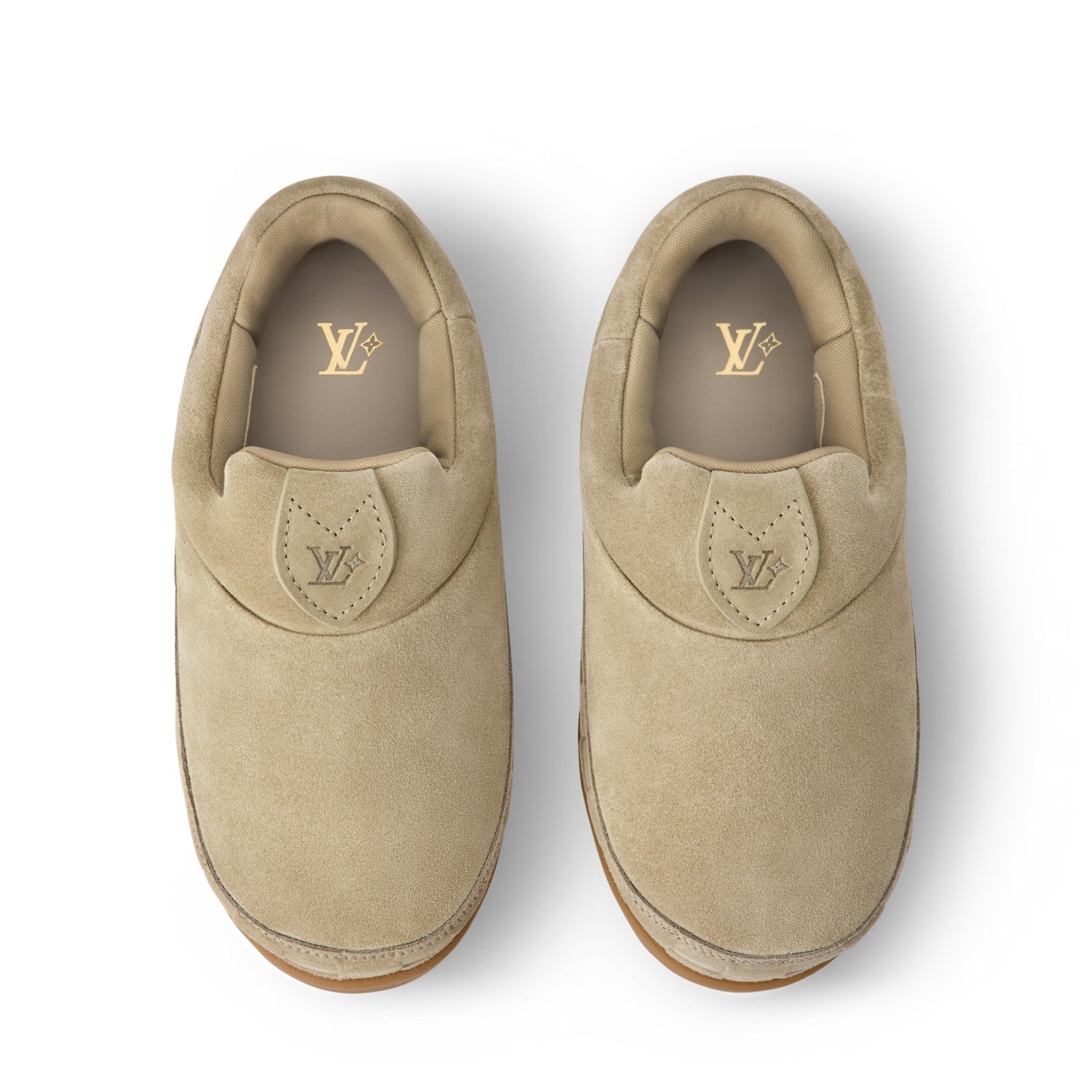 Louis Vuitton LV Yeti Men's And Women's Winter Fashion Casual Round Toe Slip On Suede Flat Low Top Thick-Sole Snow Boots Shoes #78812