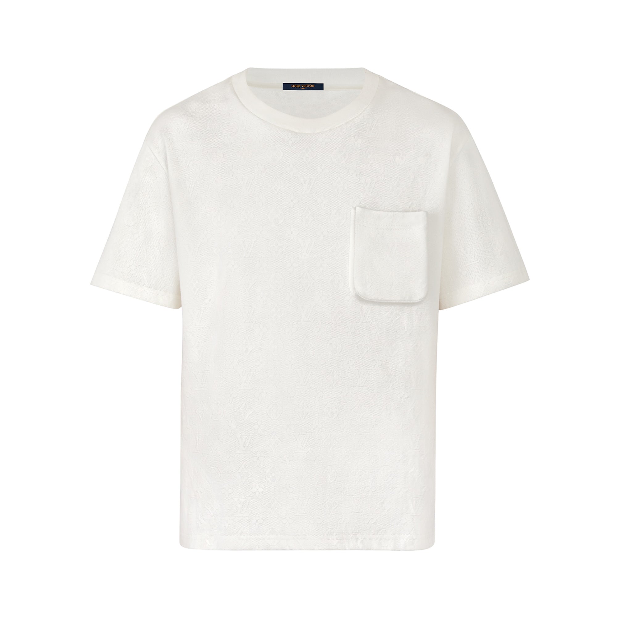 Louis Vuitton Cotton Pocket Short Sleeve T-Shirt #96181
