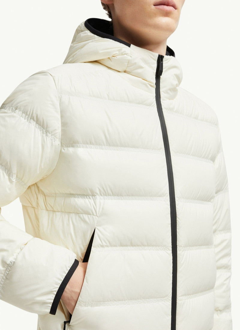 Moncler Men's & Women's Gardy Hooded Short Puffer Down Jacket Fall/Winter Solid Color Zipper-Front Slim Fit Down Jacket #81531