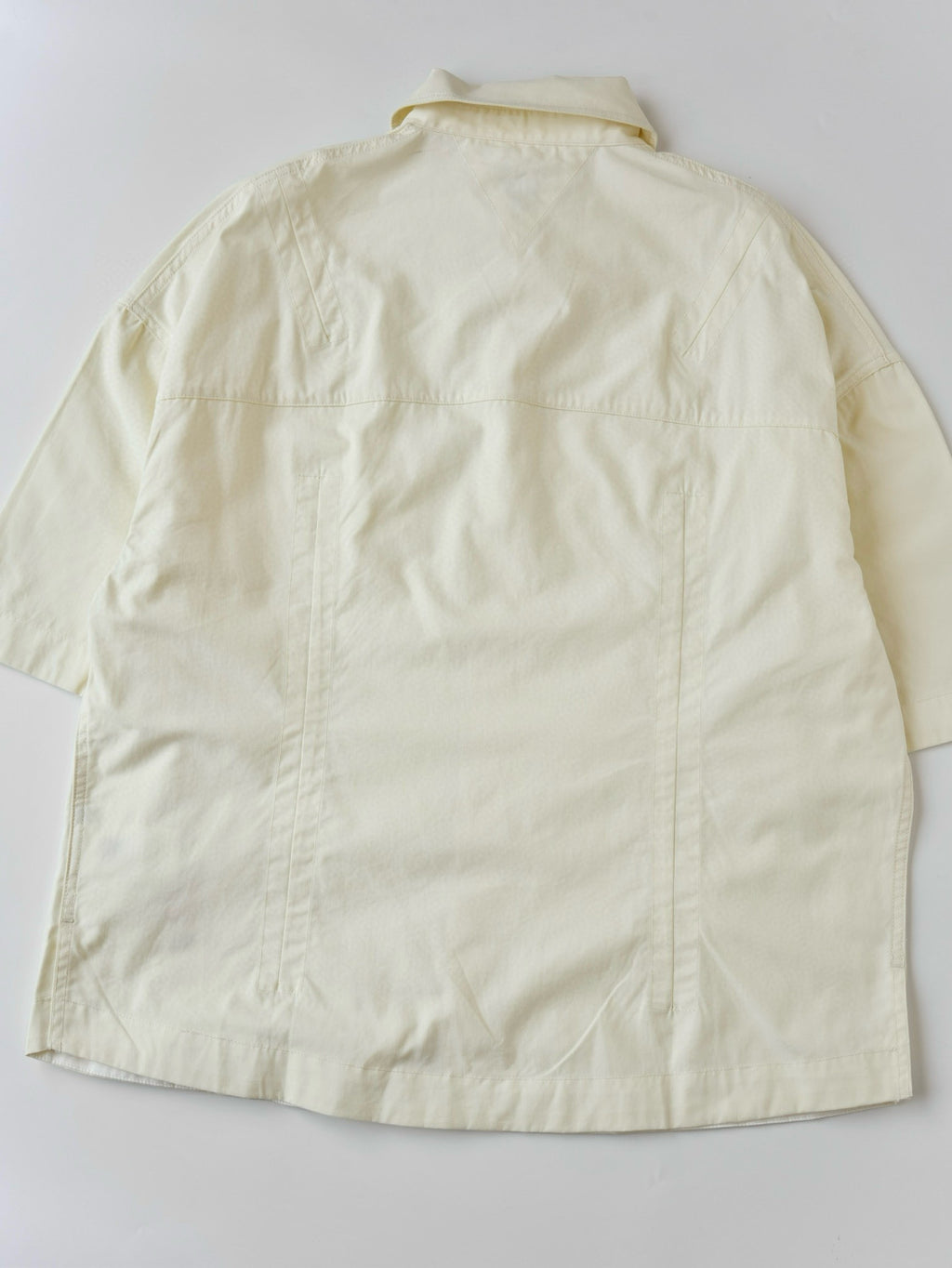 Bottega Veneta Men's Summer Solid Color Embroidered Matchstick Print Single Button Short Sleeve Shirt #77111