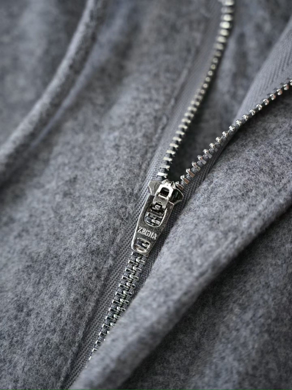 Zegna Grey Mélange Wool Joggers #334675