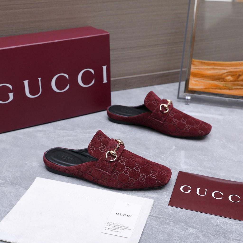 Gucci Flat Loafers Slippers #388039