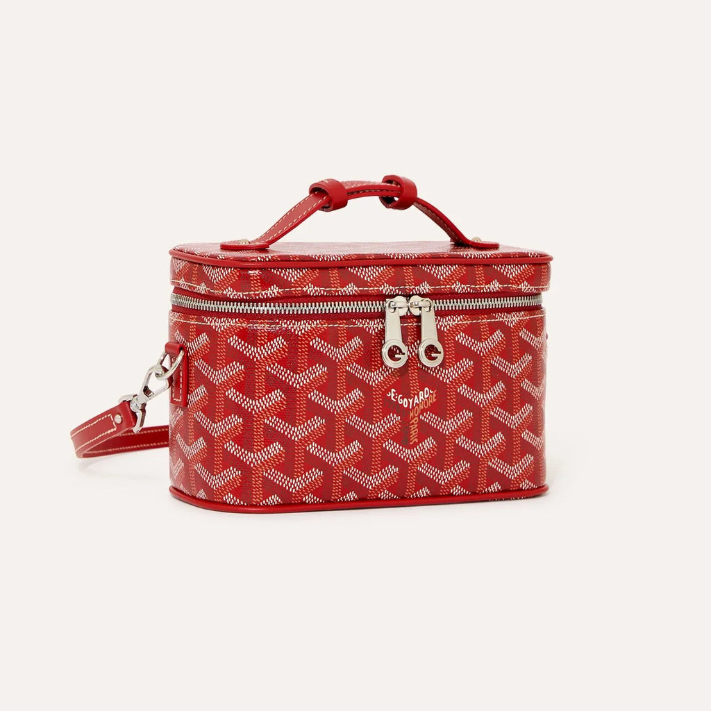 GOYARD MUSE Women's Fashion Classic Double Zip Closure Adjustable Strap Mini Makeup Bag Handbag Crossbody Bag Bags MUSEVAMINTY-09CL09P #79346
