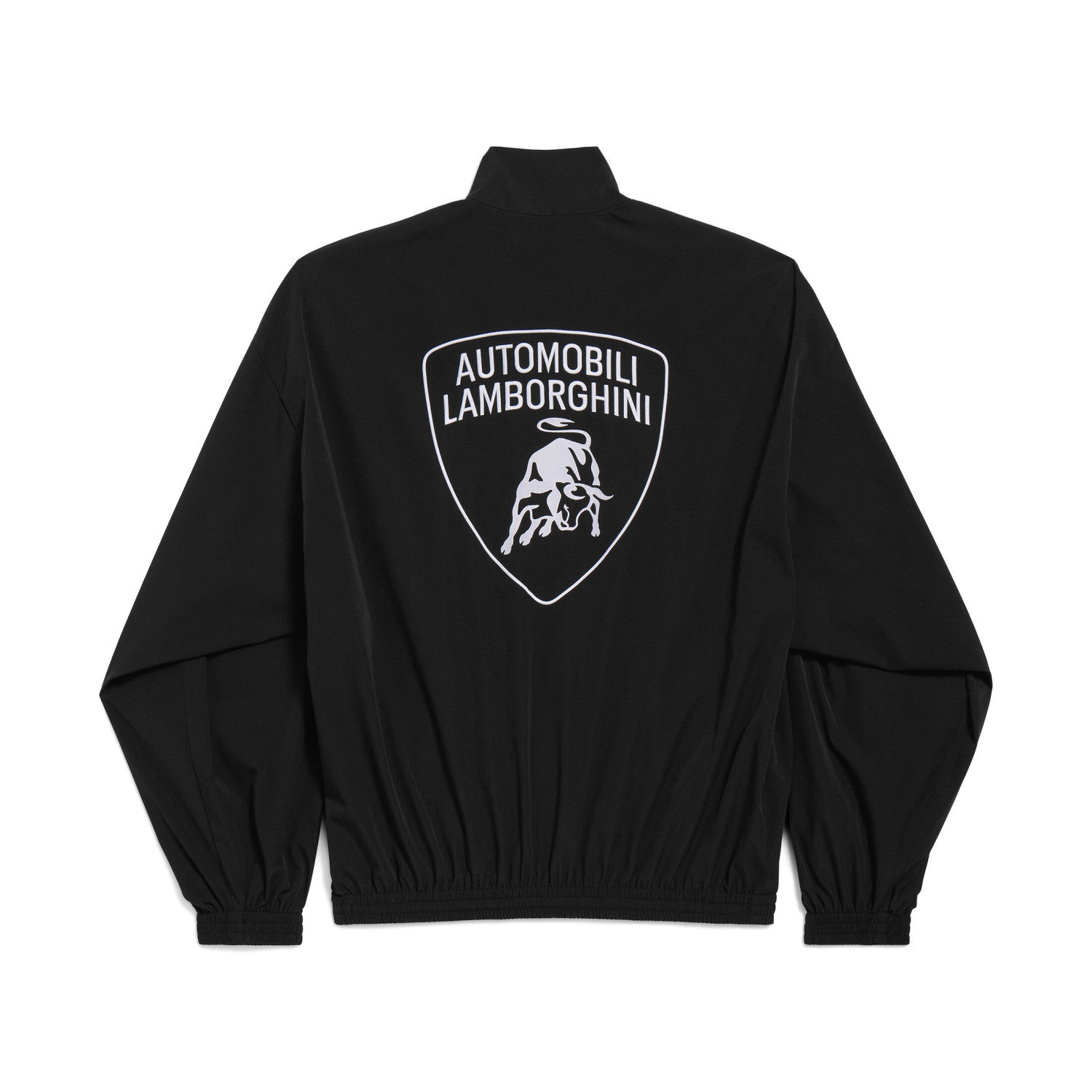 Balenciaga x Lamborghini Men's Spring/Autumn Solid Colour Car Logo Print Zipper Long Sleeve Sports Jacket #77568