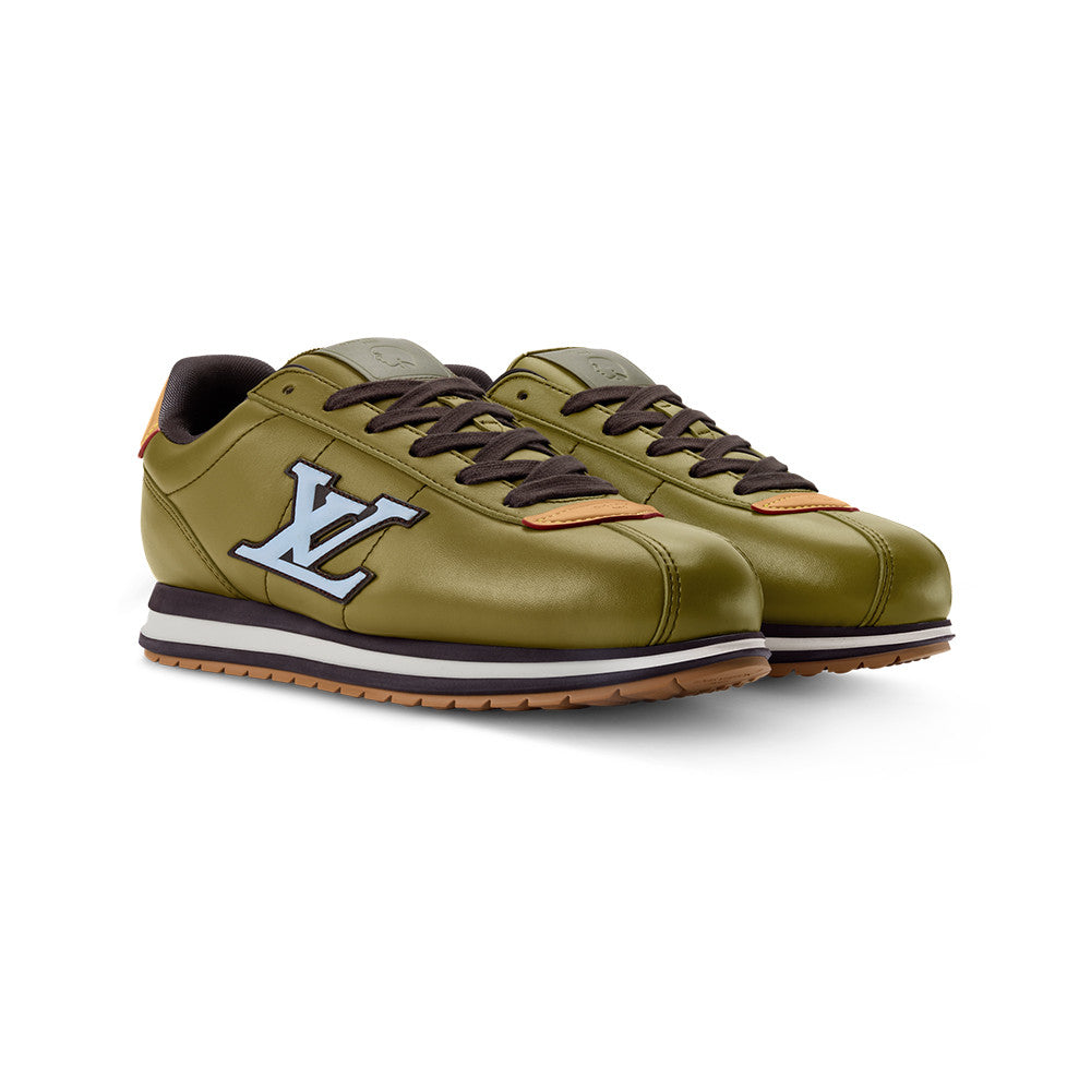 Louis Vuitton LV BUTTERSOFT Men's and Women's Spring/Summer Fashion Casual Round Toe Lace Up Logo Letter Decorated Leather Low Top Printed Sneakers Casual Shoes #78846  #335472