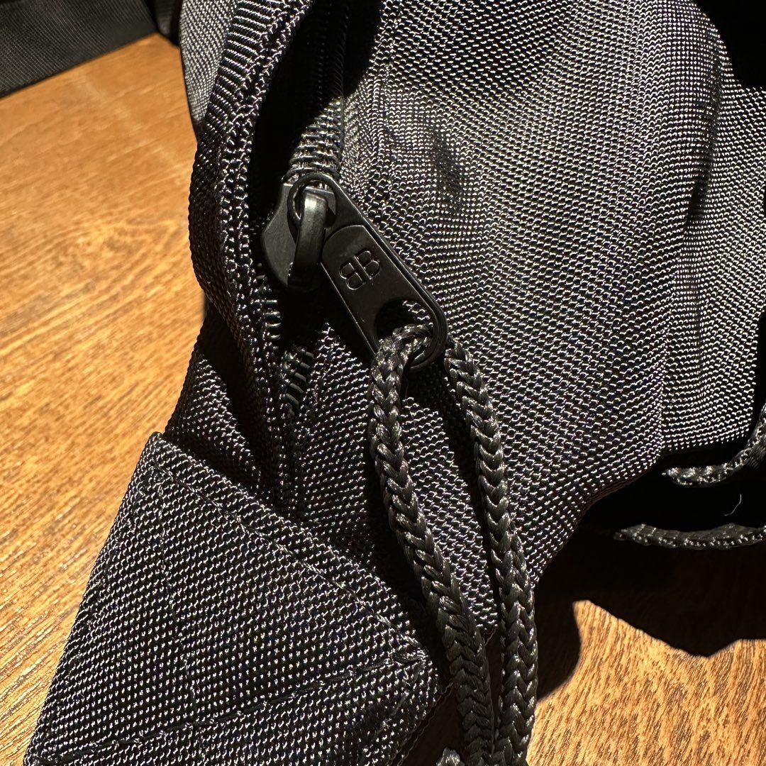 Balenciaga Men's Logo Zipper Closure Recycled Nylon Chest Bag Casual Solid Color Single-Shoulder Crossbody Waist Bag Bags 7708812AAUU1000 #81557