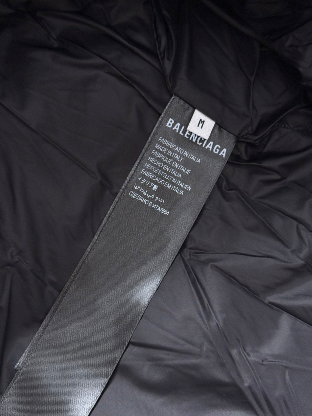 Balenciaga Standard Puffer in Black #334416