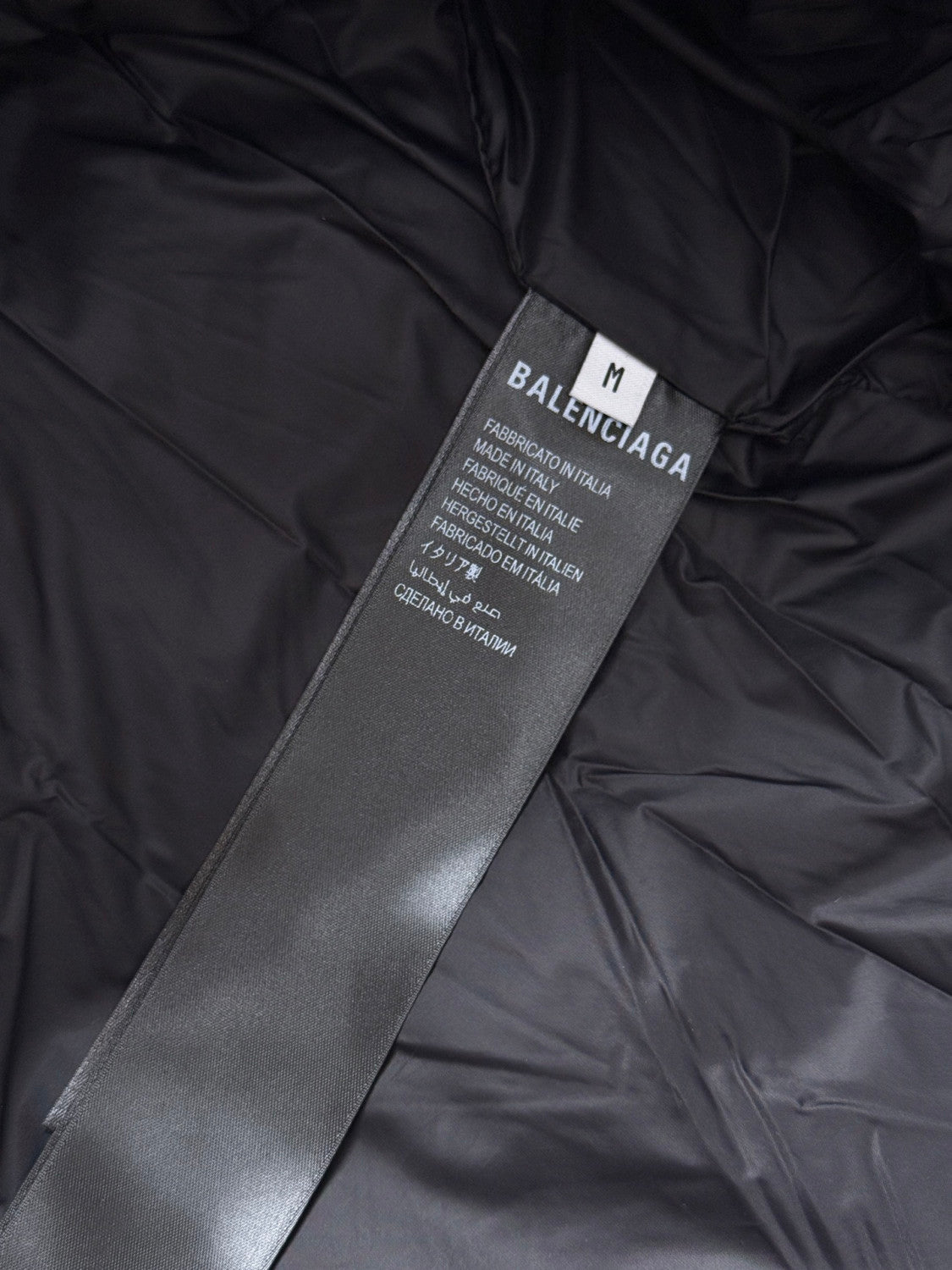 Balenciaga Standard Puffer in Black #334416