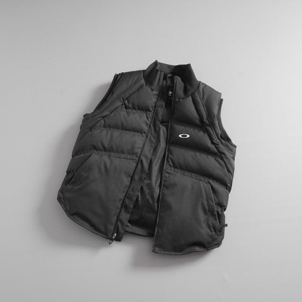 Oakley Men's And Women's Autumn And Winter Solid Color Casual Loose Standing Collar Sleeveless Down Vest Ngvp #7311