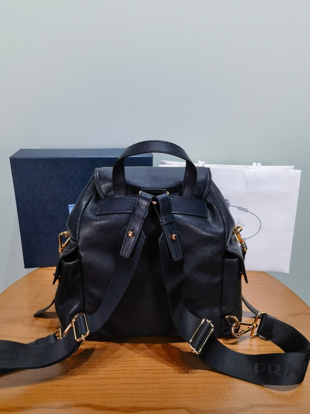 Prada Autumn/Winter 2025 Explore Collection Nappa Leather Backpack Shoulder Bag 1BZ080 Bags #82541A
