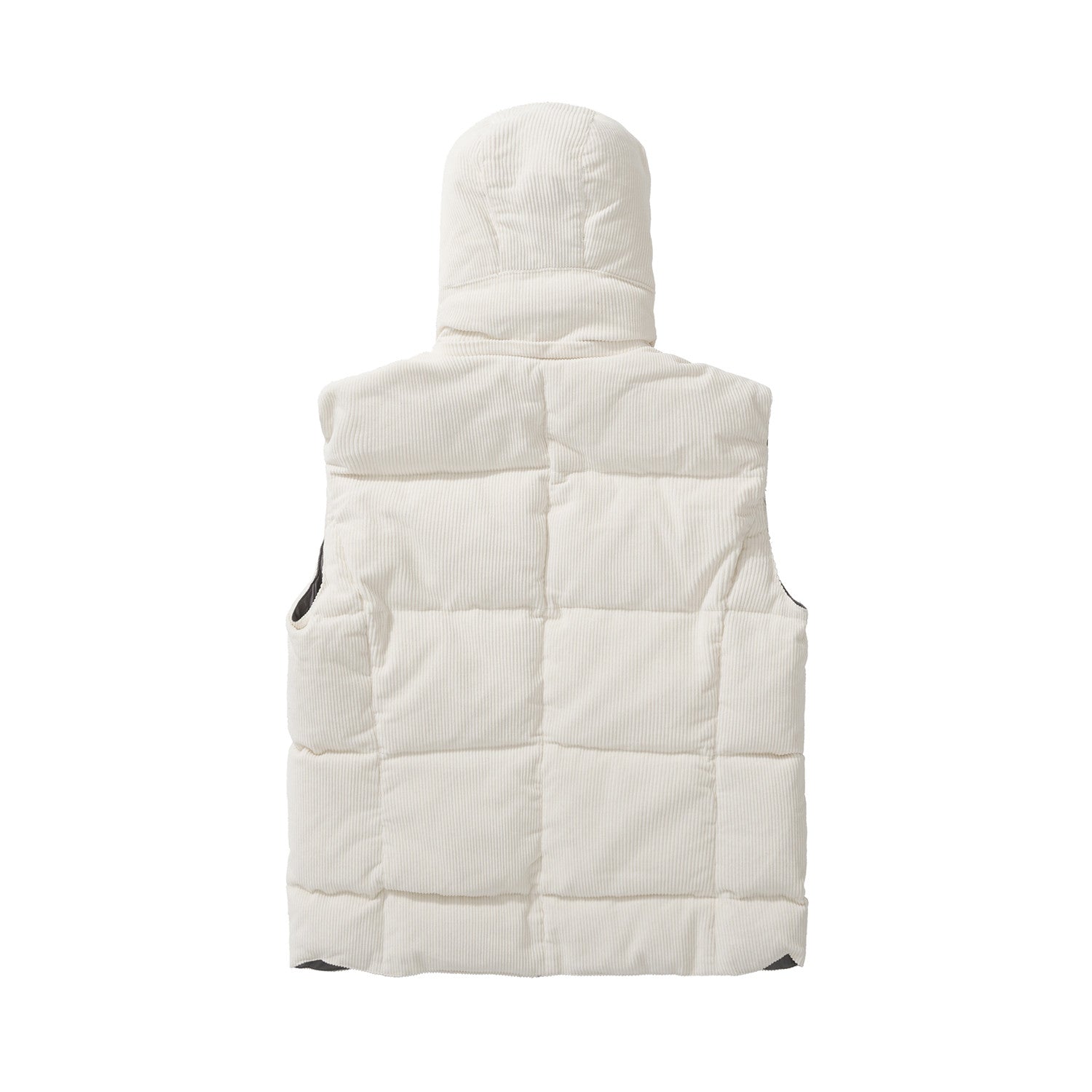 Brunello Cucinelli Men's Fall And Winter Single-Breasted Hooded Solid Color Fitted Down Vest Jacket #81185