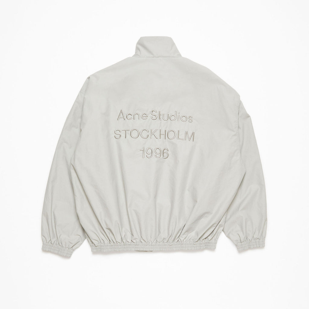 Acne Studios Men's And Women's Fashion Casual High-neck Zipper Embroidered Logo Long-sleeve Trench Coat Jacket #78512