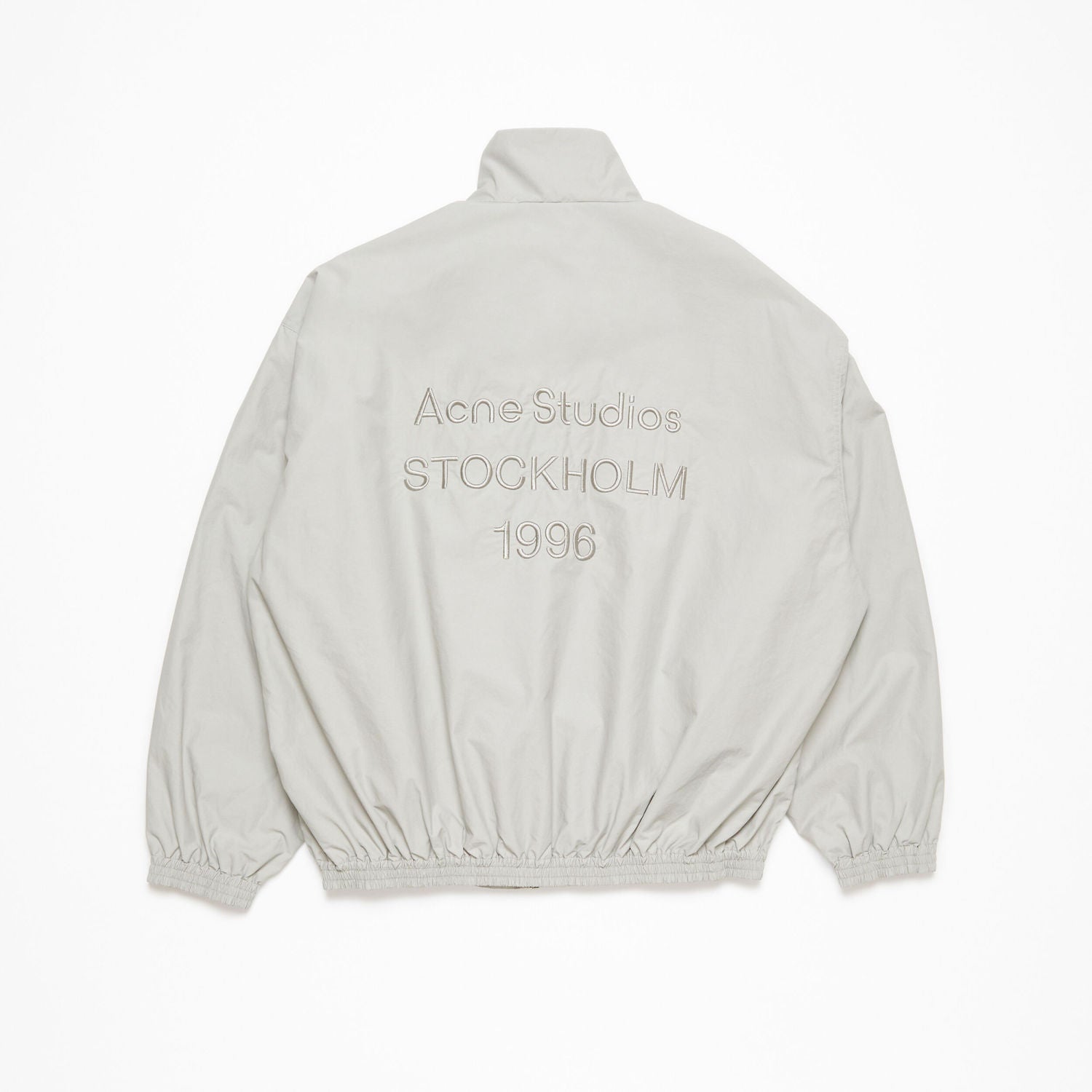 Acne Studios Men's And Women's Fashion Casual High-neck Zipper Embroidered Logo Long-sleeve Trench Coat Jacket #78512