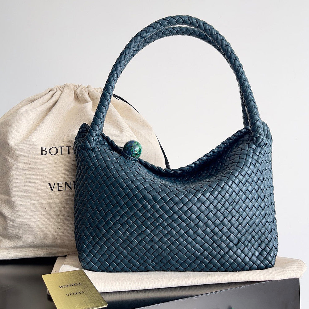 Bottega Veneta Tosca Shoulder Bag Intreccio-woven Leather Shoulder Bag Men's And Women's Sculptural Spherical Details A Classic Clutch Bags 716974V2EZ01019 #195277