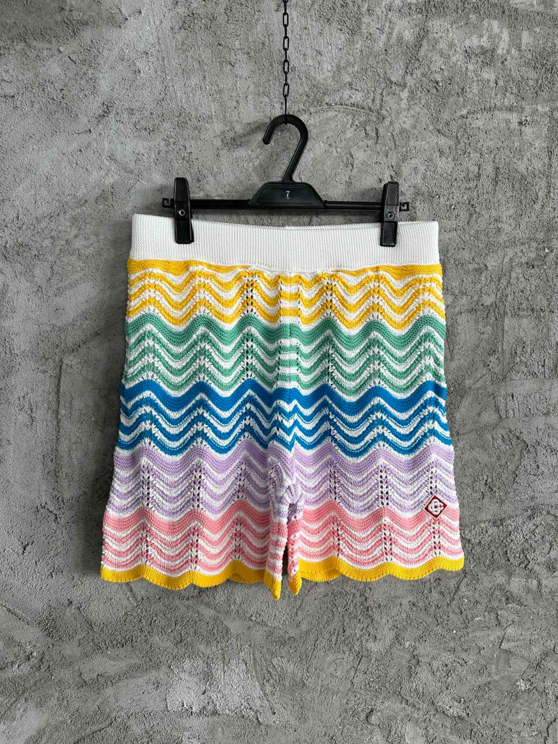 Casablanca Paris Gradient Wave Knit Shirt Shorts #336937