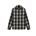 Loewe Men's And Women's Spring/Fall Fashion Casual Checkered Collared Single Breasted Long Sleeve Shirt #78827