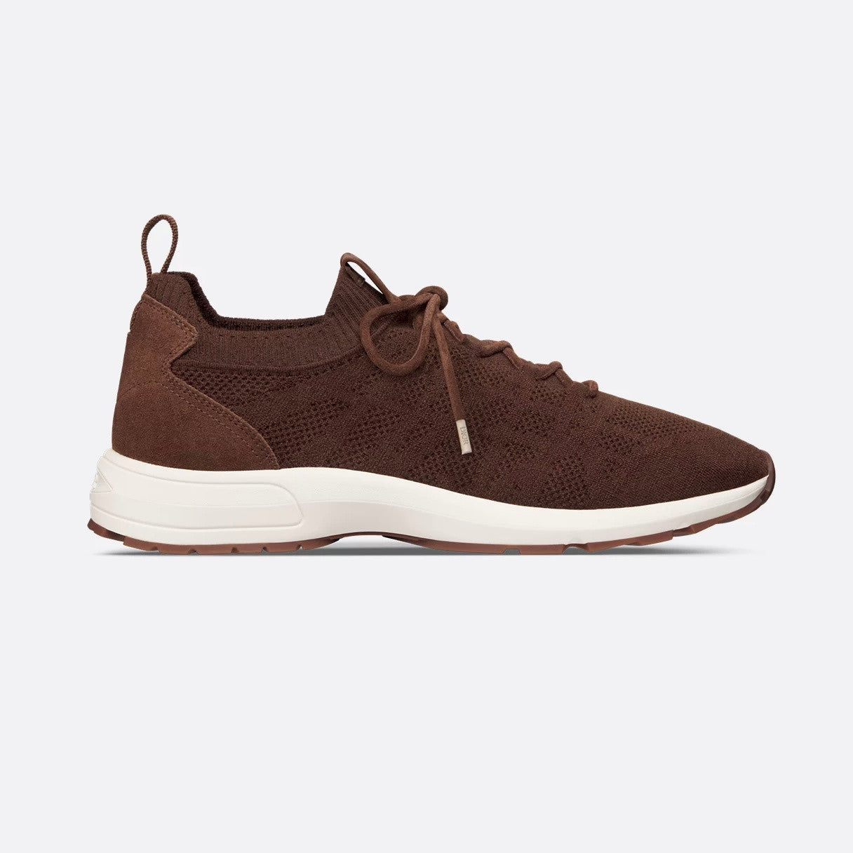 DIOR B80 Lounge Sneaker Dior Gray Cannage Cashmere Wool and Silk Knit with Dior Gray Suede#336623