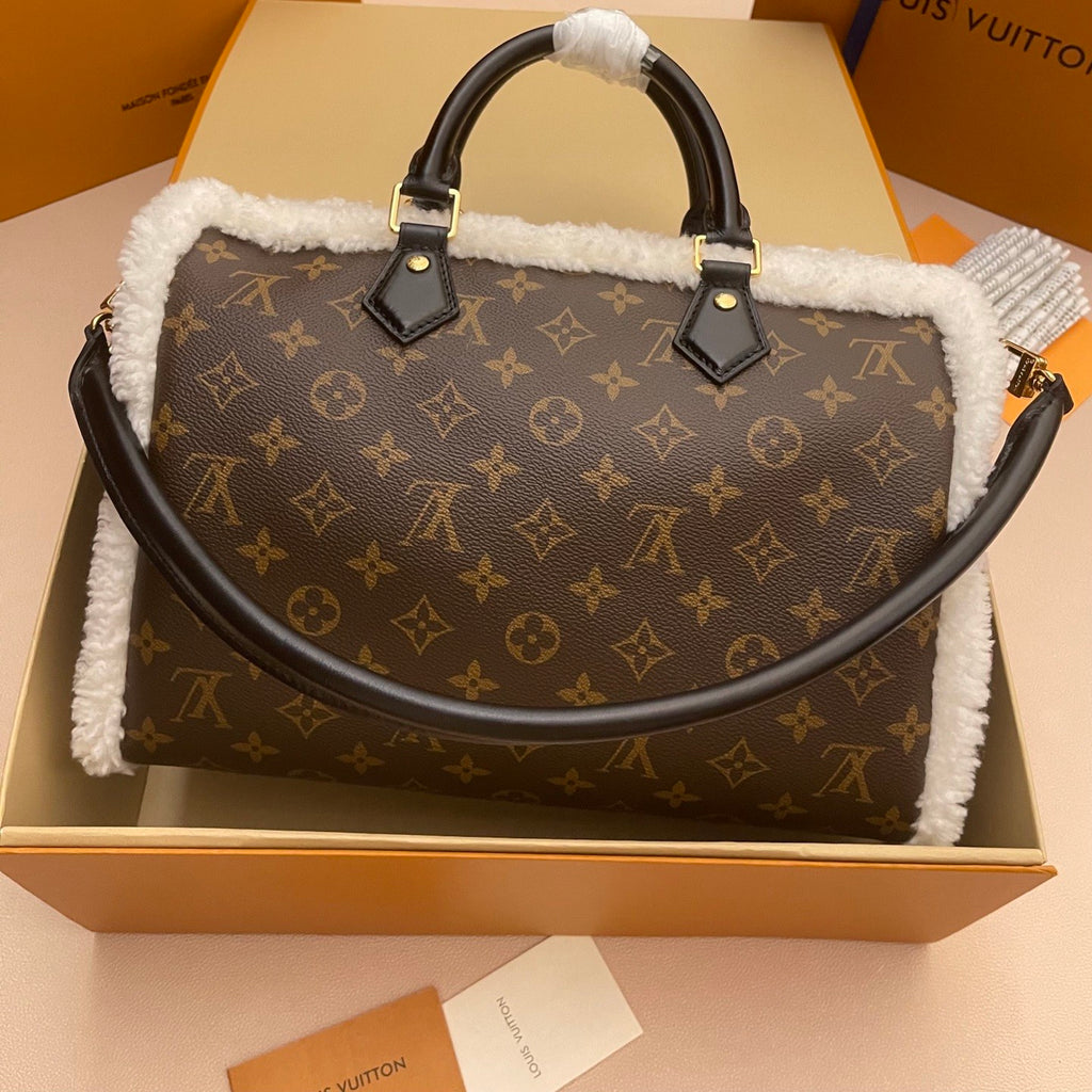 Louis Vuitton Women's Speedy Soft 30 Teddy H33 M26326 #335276