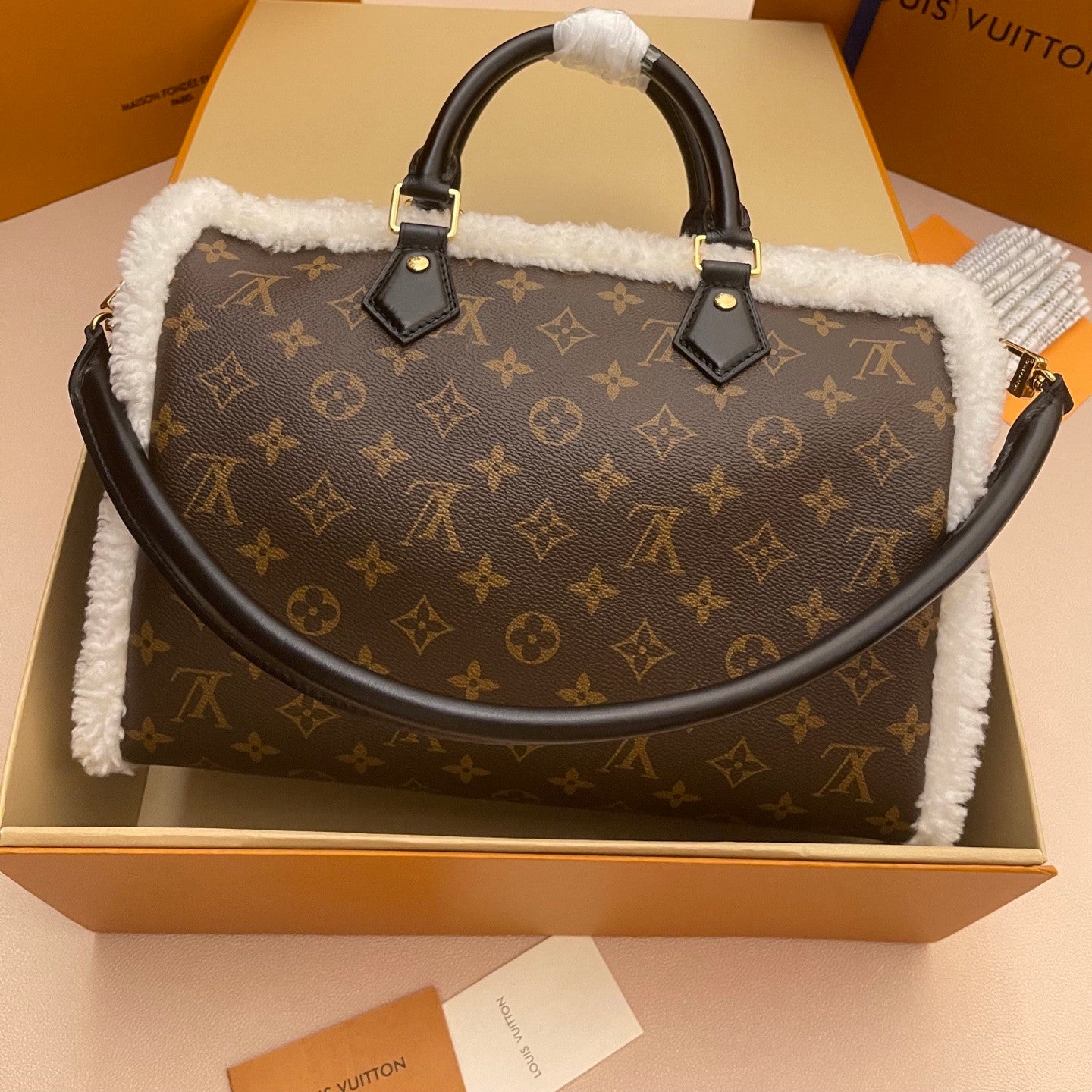 Louis Vuitton Women's Speedy Soft 30 Teddy H33 M26326 #335276