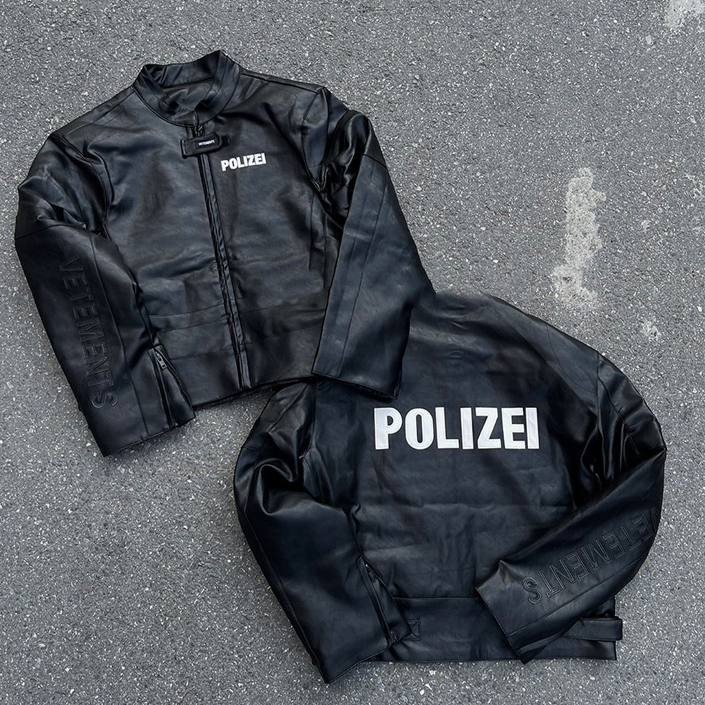 Vetements Men's Fall And Winter Motorcycle Biker Shoulder Pad Leather Jacket Thickened Cotton Short Jacket Ngvp #1895