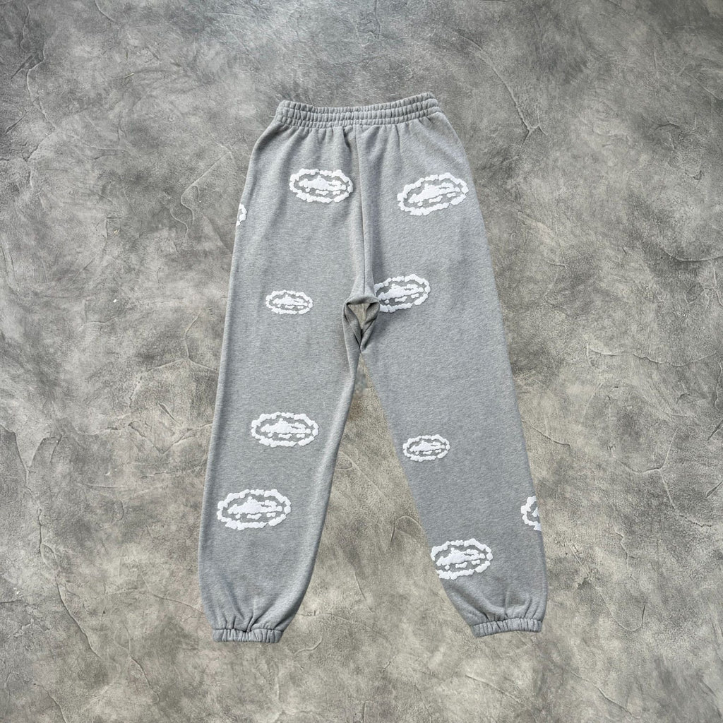 Corteiz Clouds Zip-Up Tracksuit Grey