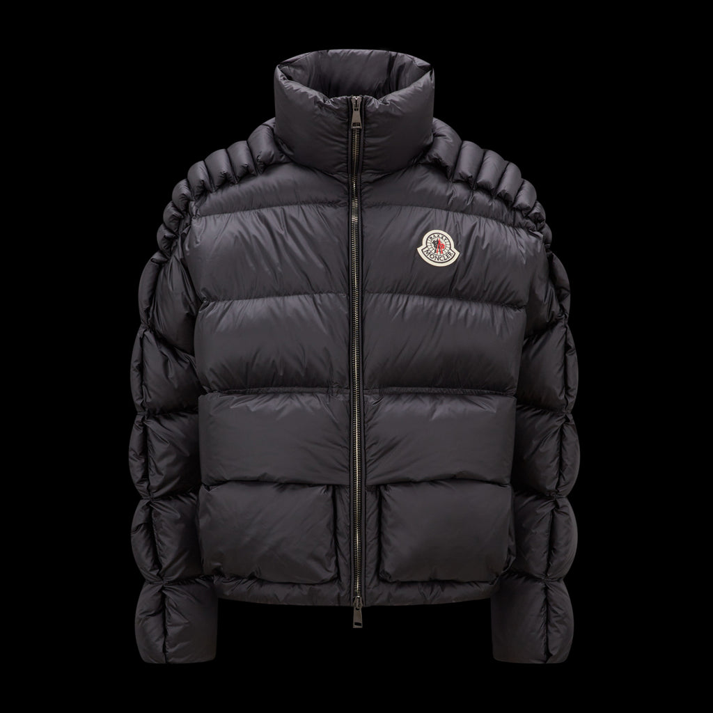 Moncler Men's And Women's Models Winter Black Zip Dofa Short Puffer Down Jacket #97543