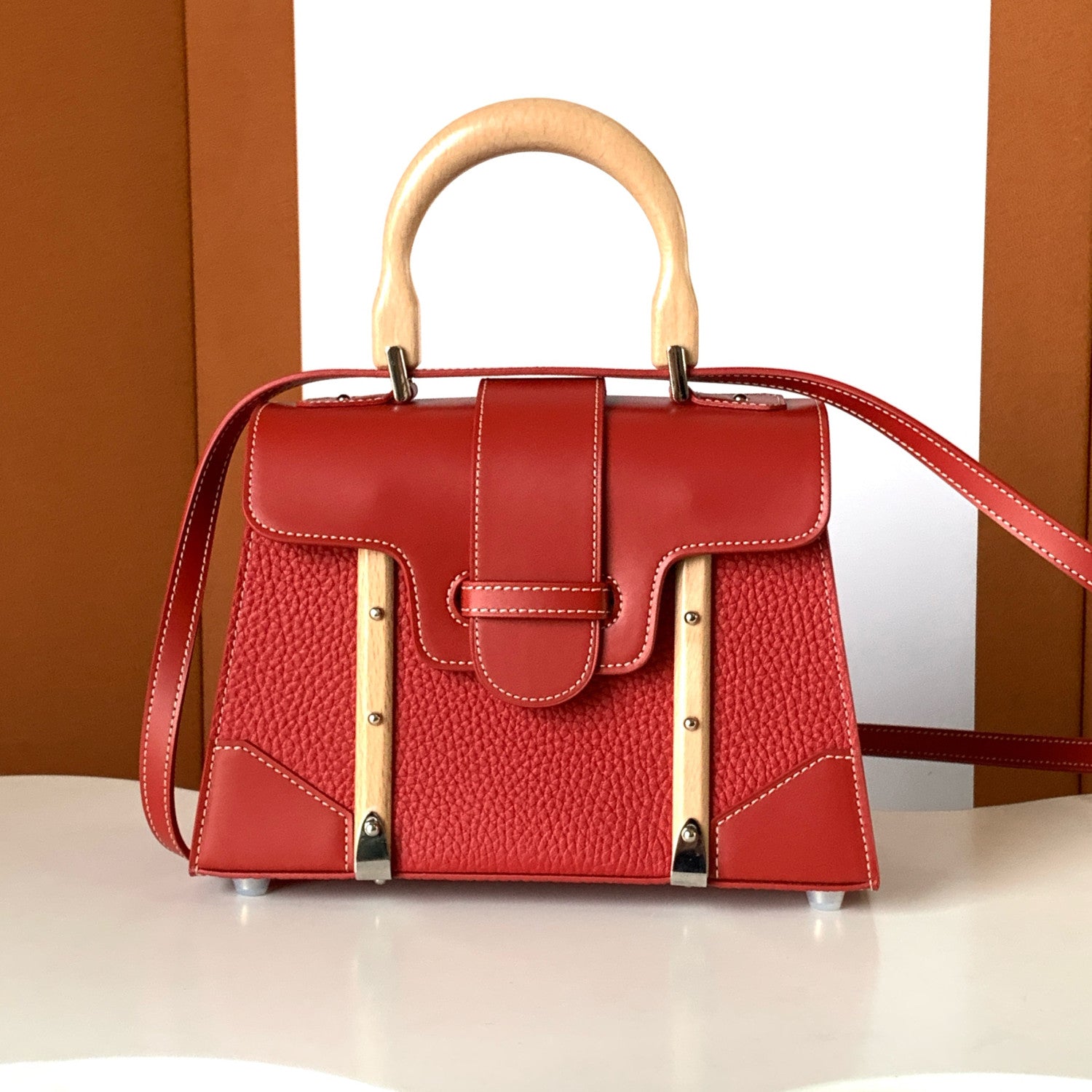 GOYARD Saigon Women's Fashion Classic Detachable Shoulder Strap Leather Mini Tote Bag Handbag Bags SAIGOBMINCG-03CL03P #78294