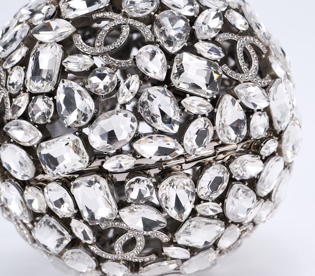Chanel Women's Crystal Diamond Spherical Chain Single Shoulder Evening Bag Bags #77237