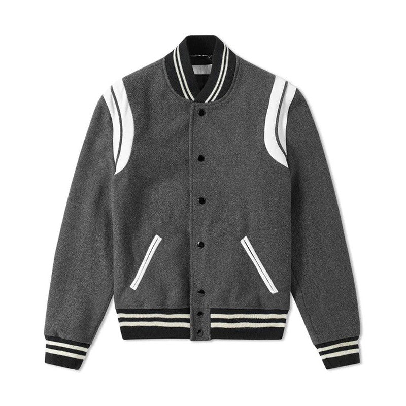 Saint Laurent Teddy Jacket In Wool Ngvp #691