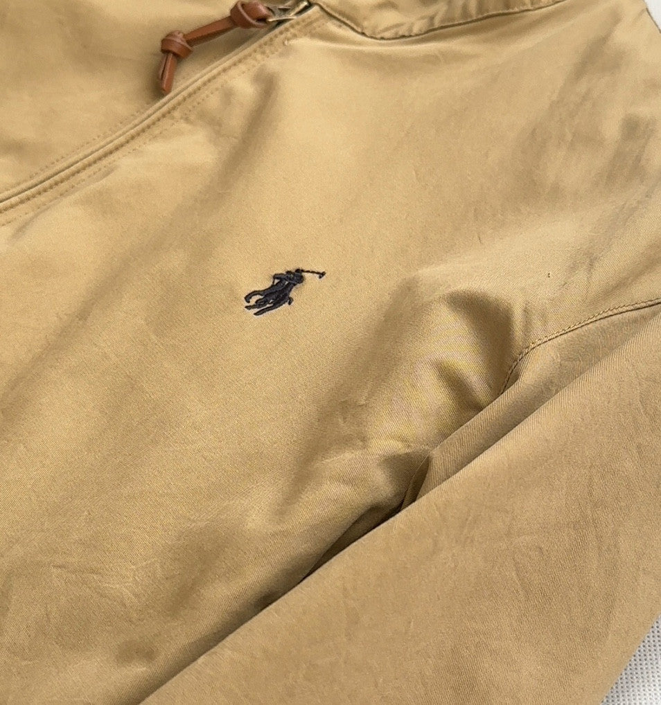 Ralph Lauren Men's Spring and Autumn Solid Color Standing Collar Zipper Long Sleeve Jacket #76254